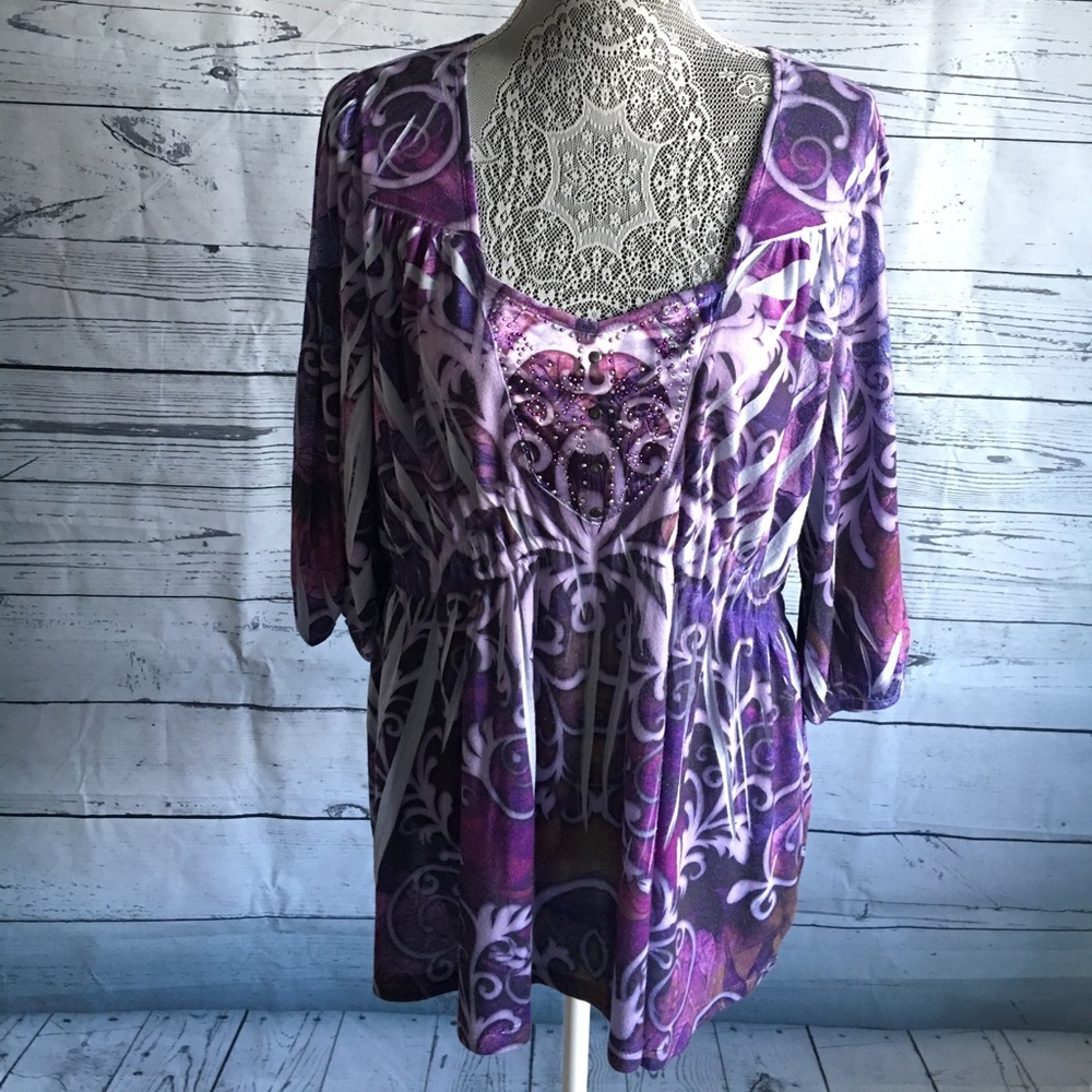Unity world women’s purple shirt
